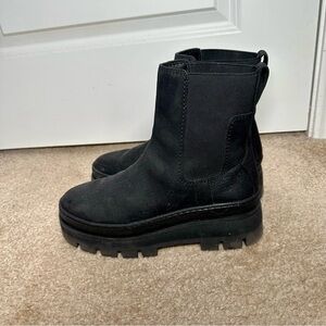 Clarks Orianna 2 Top Chelsea Boot, Black Leather, Sz 10